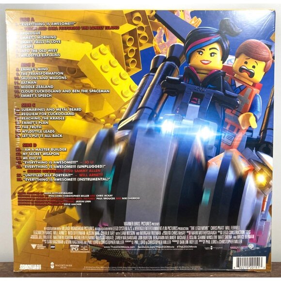 The Lego Movie Soundtrack Picture Disc Vinyl 2-LP SEALED Record Store Day 2015 - Picture 5 of 7